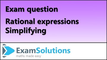Rational Expressions - Simplifying | A-Level Edexcel C3 June 2010 Q8a | Past Paper Question