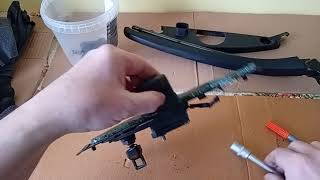 BMW E46 how to disassemble the rear wiper mechanism/Разборка мех. задн. стеклоочистителя BMW E46