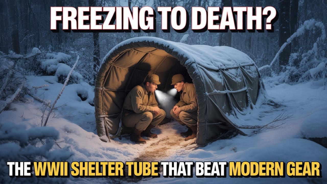 Deadly Cold, No Gear: The WWII Shelter Tube Trick That Saved Lives on Europe’s Frozen Frontlines.