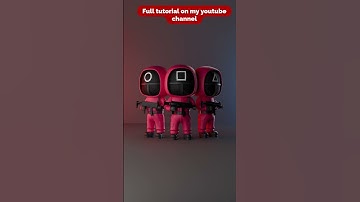 3d squid game character in blender ||#squidgame3 #3dcharacter #beginners #blender #3dmodeling