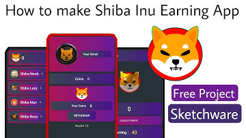 How to make Shiba Inu Earning App in Sketchware | Sketchware Pro | Sketchware HkApps