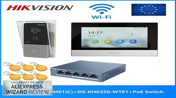 HIKVISION DS-KIS603-P(C) Multi-language 802.3af POE Video intercom KITinclude Review