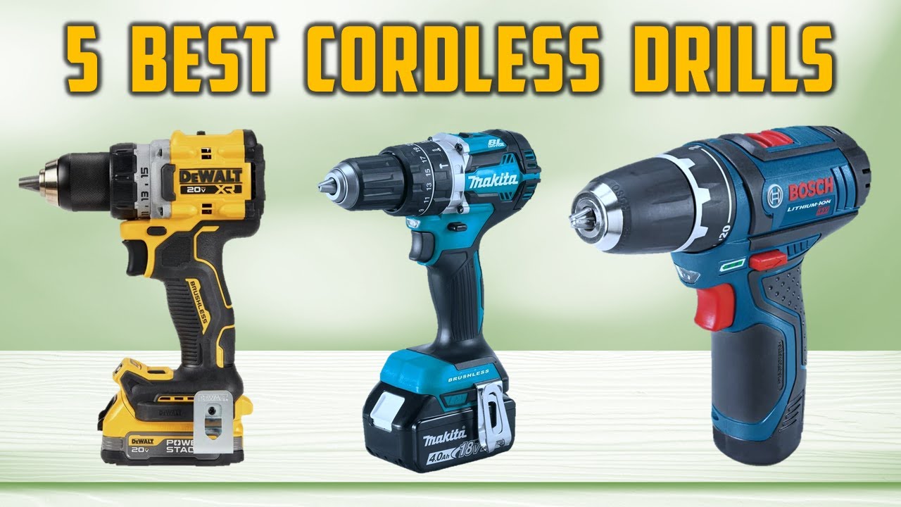 Best Cordless Drills 2025 | Top 5 Best Cordless Drill - Review - YouTube