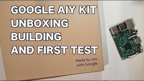 AIY kit unboxing and setup