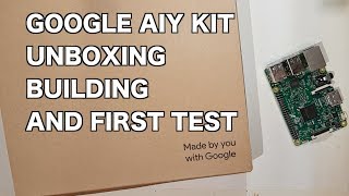 AIY kit unboxing and setup screenshot 5