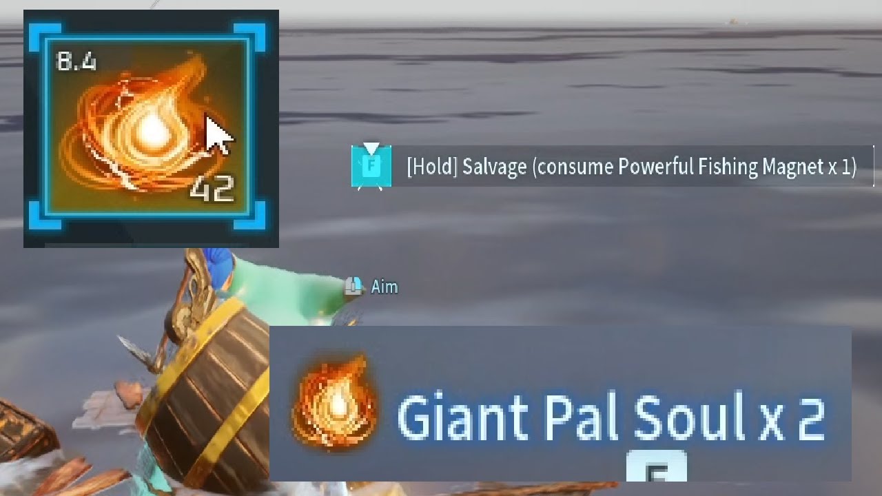 EASY Way to farm Giant Pal Souls by simply swimming in the ocean ...
