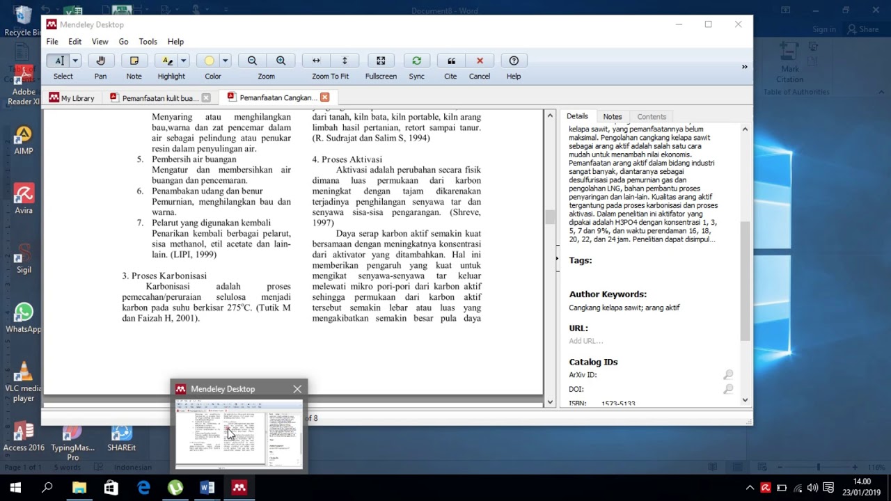 TUTORIAL PEMBUATAN SITASI DAN DAFTAR PUSTAKA SECARA OTOMATIS DENGAN
