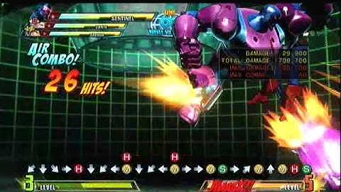 MvC3 - Dante/Sentinel DHC Glitch from Jumping S