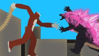 evolved godzilla vs scar king dc2 animation Godzilla x kong the new empire