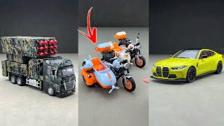 Electric 12-Shot Missile Vehicle | Three-Wheeled Motorcycle! | BMW M4