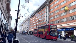 London 🇬🇧 4K England Tour | Bond Street to Marble Arch | London Walk