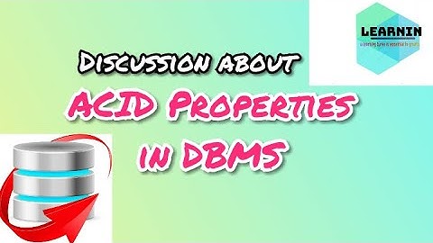 ACID Properties in DBMS