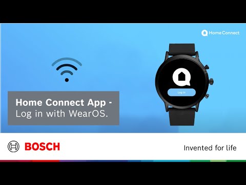 Home Connect Watch App for Smartwatches - How To Log In with WearOS