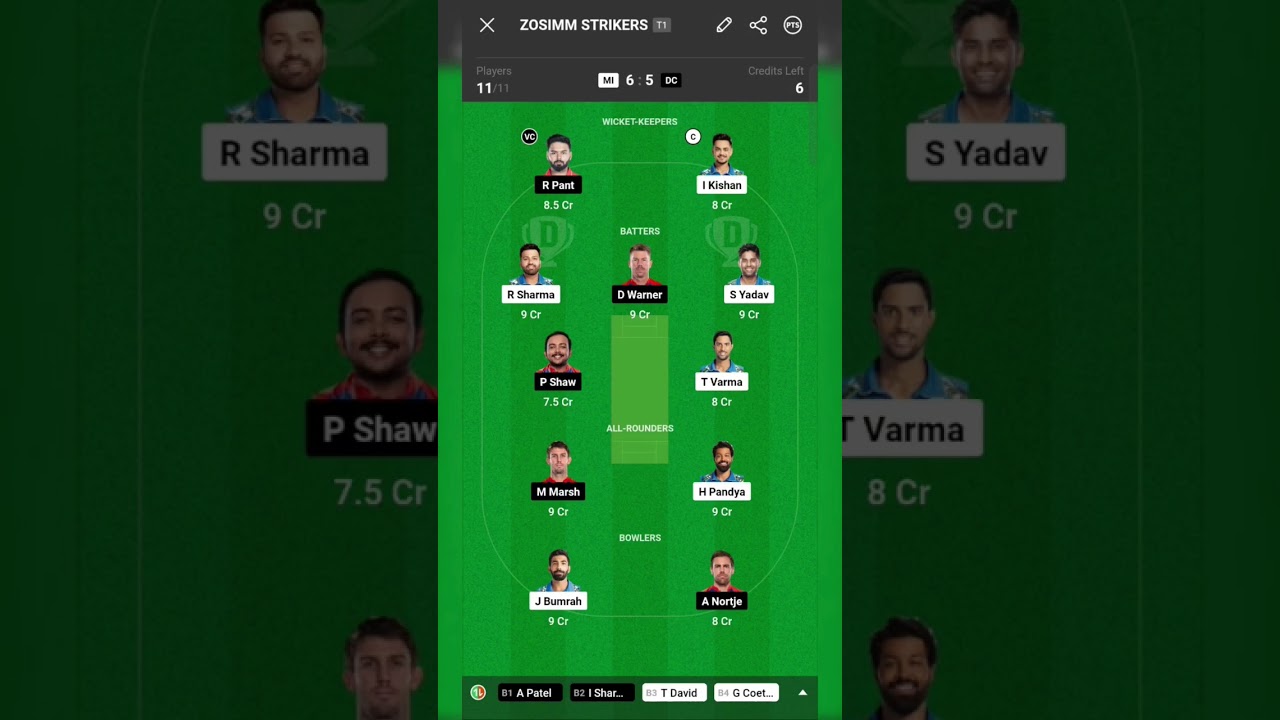 MI vs DC DREAM11 PREDICTION | MI vs DC DREAM11 TEAM | IPL 2024 MATCH -20 PREDICTION 