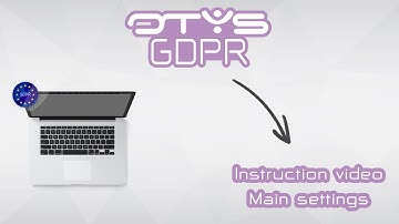 OTYS GDPR instruction video - Main settings