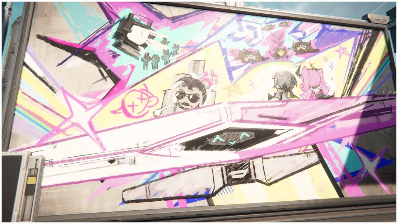 ウォールアートを芸術と呼ぶ勇気イヴォンヌお迎えす　【アークナイツエンドフィールド】