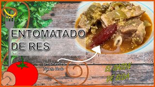 Entomatado de Res cómo se Hace |Tomate Verde y Chipotle| ¡Riquisimo!