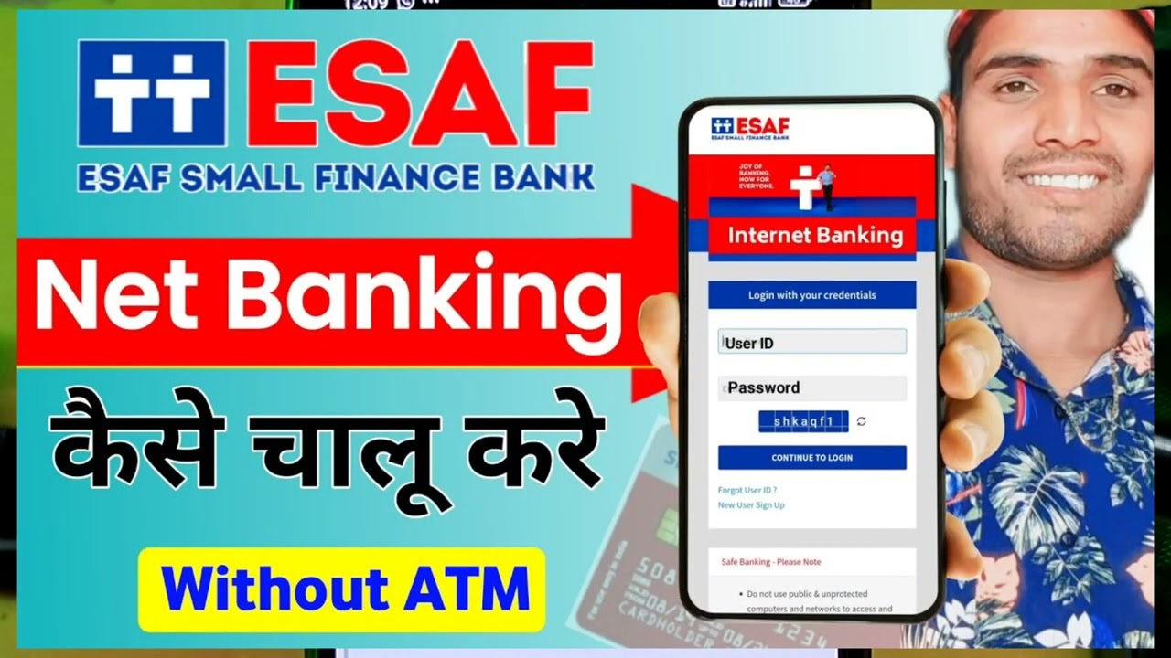 ESAF Bank Net Banking Kaise Use Kare | How To Start ESAF Bank Net Banking | ESAF Small Finance bank