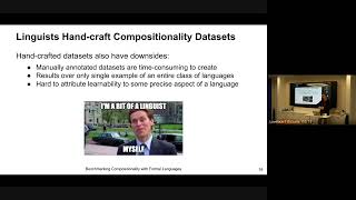 Benchmarking Compositionality with Formal Languages