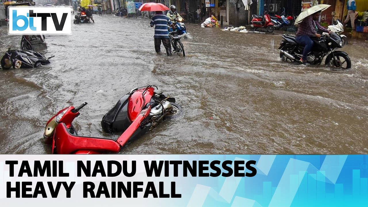 Tamil Nadu CM Stalin Inspects Rain-Hit Areas - YouTube