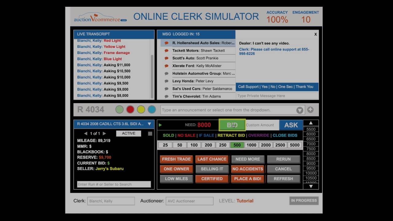 Auction Clerk Simulator Demo YouTube