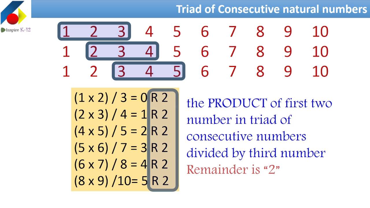 Natural Numbers Pattern Problems Number patterns fun with natural numbers p1 - YouTube