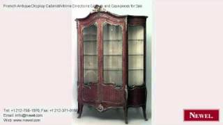 French Antique Display Cabinet/vitrine Directoire Cabinets http://www.newel.com - Newel.com: French Antique Display Cabinet/vitrine Directoire Cabinets and Case-pieces for Sale (Newel Art