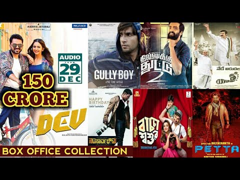 box-office-collection-of-dev,gully-boy,dhilluku-dhuddu-2,nsb,baccha-shoshur-&-petta-|-15th-feb-2019
