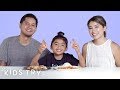 Chef mom vs chef dad challenge  kids try  hiho kids