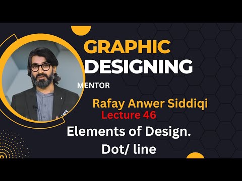 Lec 46 Elements of Design . Dot/ line|| Graphic Designing complete course|| #graphic_designing