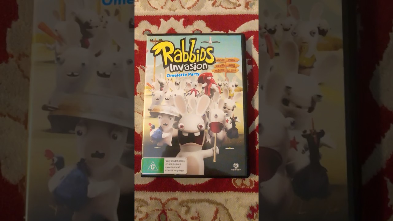 Rabbids Invasion: Omelette Party (2015) DVD Overview (Australian Copy) 
