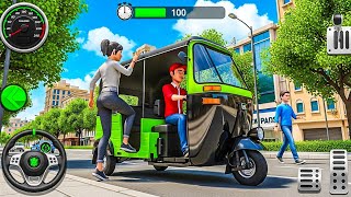 TUK - TUK AUTO RICKSHAW OFFROAD GAMEPLAY VIDEO 1 - ANDROID GAMEPLAY #tuktuk #autorickshaw #gameplay  screenshot 4