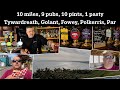 10 miles, 9 pubs, 10 pints, 1 pasty! Tywardreath, Golant, Fowey, Polkerris, Par