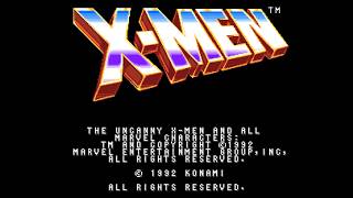 X-Men attract mode (arcade) (Konami) (1992)