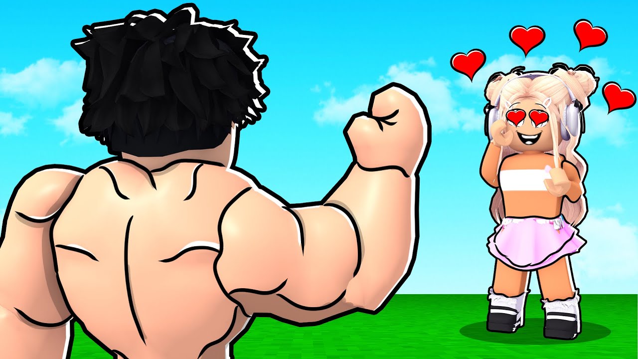 Becoming The STRONGEST in ROBLOX to Suprise My GIRLFRIEND!
