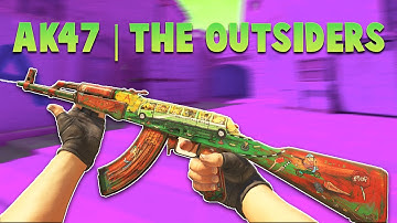 CS2 - AK-47 | The Outsiders Showcase & Gameplay (2k60fps) // Gallery Case