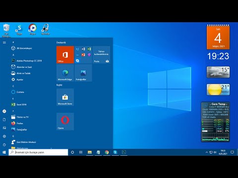 Video: Windows 10 Için Araçlar - Masaüstüne Hangi Widget'ların Yükleneceğini Seçin