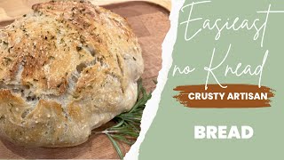 Easiest Crusty Bread in 5 Minutes for $0.47!
