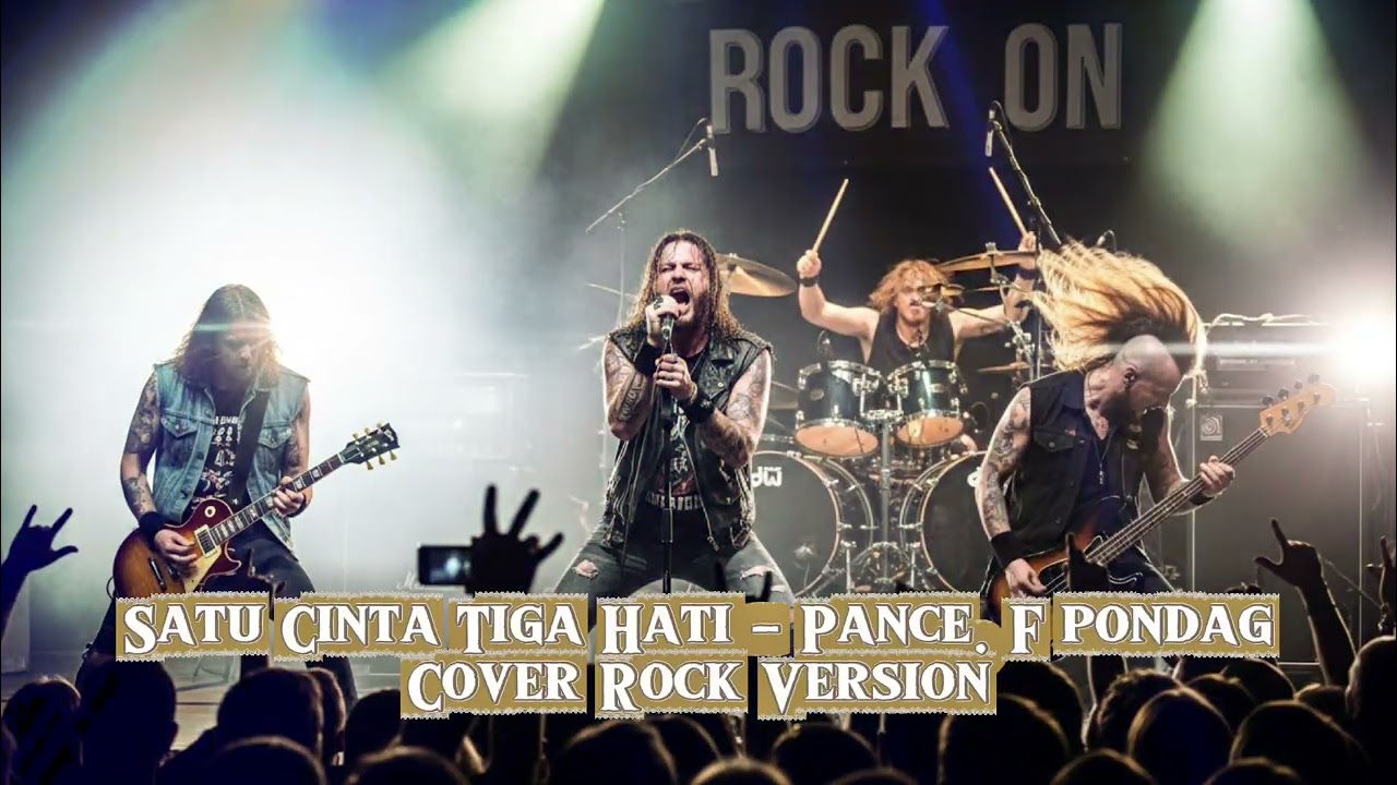Pance F pondag - Satu Cinta Tiga Hati | Cover rock Version By Aura Musik