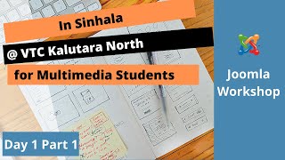 Joomla Day 1 Part 1 - Installing Joomla and Adding web pages | VTC Kalutara Multimedia Course