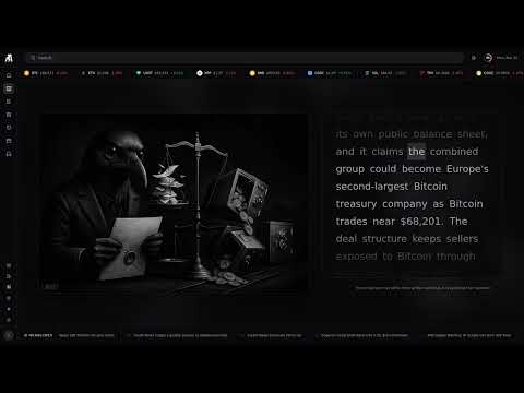 H100 plans all-stock deal to absorb Norway bitcoin treasuries as BTC trades near $68K - YouTube thumbnail