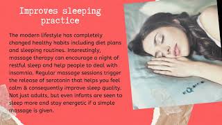 Health Benefits of Having a Massage