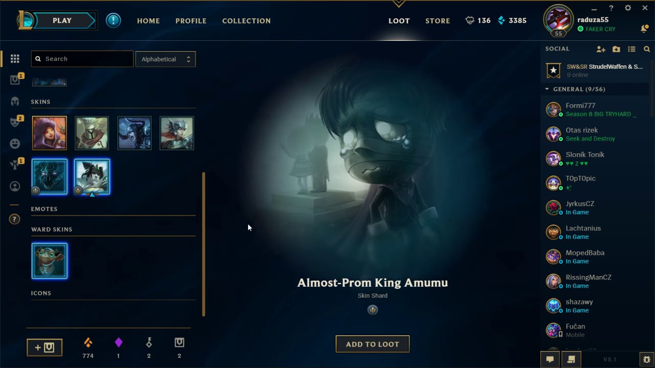 League of Legends chest opening 7/cz/ YouTube