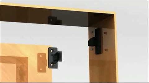 Clip Panel Connector "Push Fit", Black PC Material