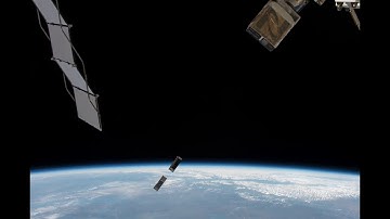 Two CubeSats Deployed from the International Space Station