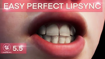 FAST ACCURATE LIPSYNC IN SECONDS UNREAL 5.5 (EASY)