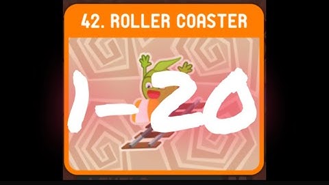 Dig This 42-1 to 42-20 Roller Coaster Full Walkthrough