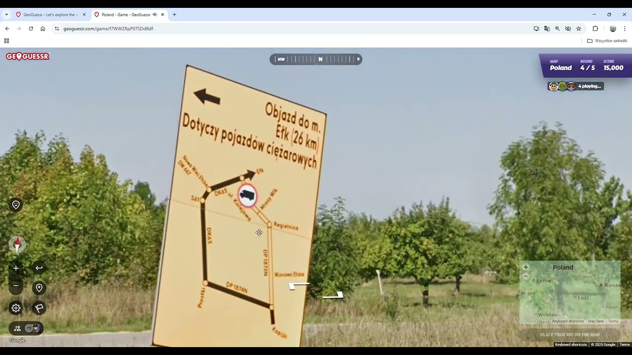 Geoguessr  mapa Polski