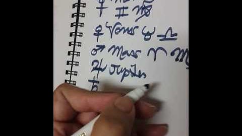 The Glyphs (Symbols) of Astrology