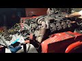 Scania 164L 480 V8 open pipe engine sound